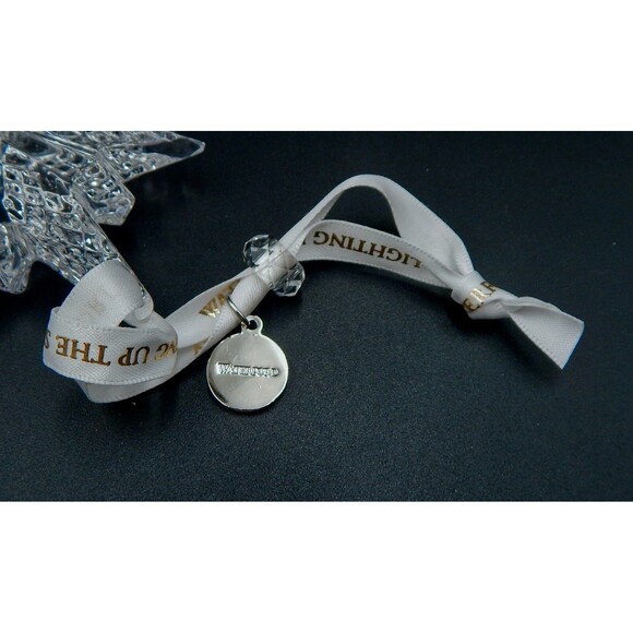 Waterford Crystal 2018 Snowstar Ornament Lighting Season 5 Inch #40033462 Box - Picture 7 of 10